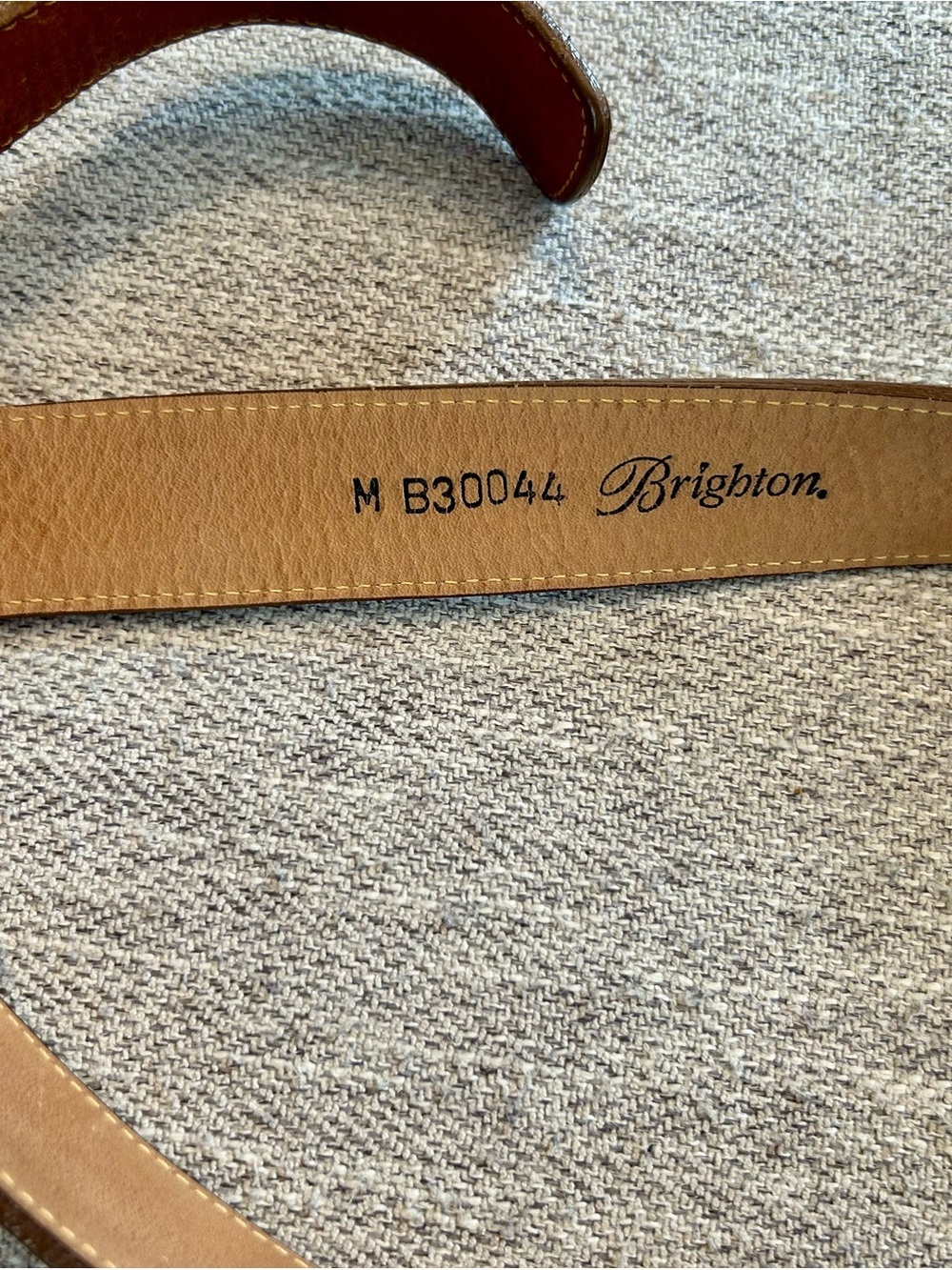 Brighton Women’s Vintage Brown Leather Belt with Silver Buckles - Picture 8 of 9